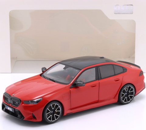 BMW M5 (G90) 2025 model S1814702 Solido 1:18 czerwony