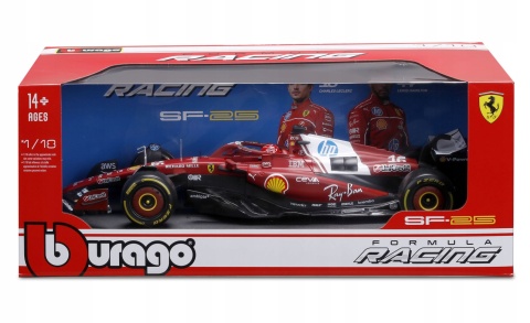 Bolid F1 Ferrari SF-25 Leclerc 2025 Australian GP BBurago 1:18 SF25