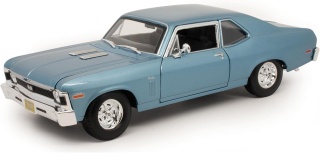 Chevrolet NOVA SS 396 coupe 1970 1:18 Maisto 31132 jasny niebieski