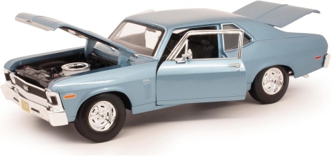 Chevrolet NOVA SS 396 coupe 1970 1:18 Maisto 31132 jasny niebieski