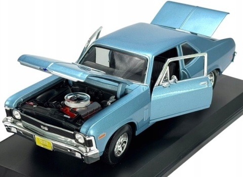 Chevrolet NOVA SS 396 coupe 1970 1:18 Maisto 31132 jasny niebieski