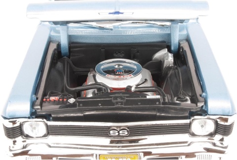 Chevrolet NOVA SS 396 coupe 1970 1:18 Maisto 31132 jasny niebieski