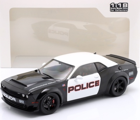 DODGE CHALLENGER DEMON 2023 Highway Police USA model S185715 Solido 1:18