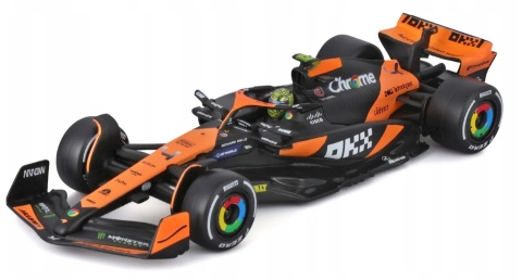 DUŻY ZESTAW McLaren F1 Norris Piastri MCL38 do zawieszenia BBurago 1:24