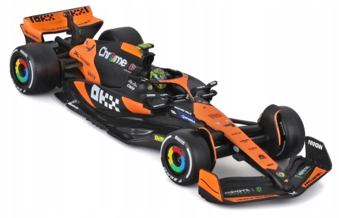 DUŻY ZESTAW McLaren F1 Norris Piastri MCL38 do zawieszenia BBurago 1:24