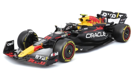 DUŻY ZESTAW Red Bull F1 Verstappen Perez RB19 do zawieszenia BBurago 1:24