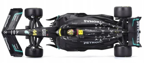 DUŻY zestaw Mercedes F1 W14 Russell Hamilton do zawieszenia Bburago 1:24