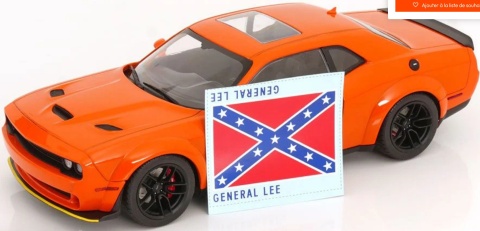 Dodge Challenger R/T Scat Pack Widebody 01 General Lee S1805713 Solido 1:18
