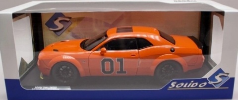 Dodge Challenger R/T Scat Pack Widebody 01 General Lee S1805713 Solido 1:18