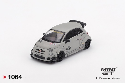 FIAT ABARTH 595 LB-WORKS x Abas Works Fighters MGT01064 MiniGT 1:64 szary