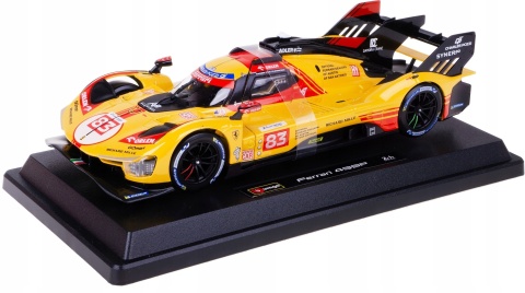 Ferrari 499P LMH FIA 24h 2024 AF CORSE #83 KUBICA Bburago 26313 model 1:24