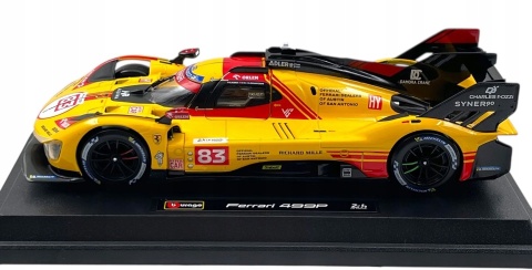 Ferrari 499P LMH FIA 24h 2024 AF CORSE #83 KUBICA Bburago 26313 model 1:24