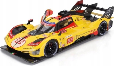 Ferrari 499P LMH FIA 24h 2024 AF CORSE #83 KUBICA Bburago 26313 model 1:24