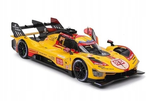 Ferrari 499P LMH FIA 24h 2024 AF CORSE #83 KUBICA Bburago 26313 model 1:24