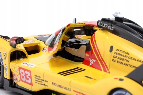 Ferrari 499P LMH FIA 24h 2024 AF CORSE #83 KUBICA Bburago 26313 model 1:24