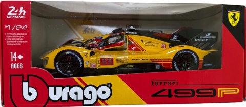 Ferrari 499P LMH FIA 24h 2024 AF CORSE #83 KUBICA Bburago 26313 model 1:24