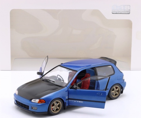 HONDA CIVIC (EG6) 1991 model S1810406 Solido 1:18 niebieski