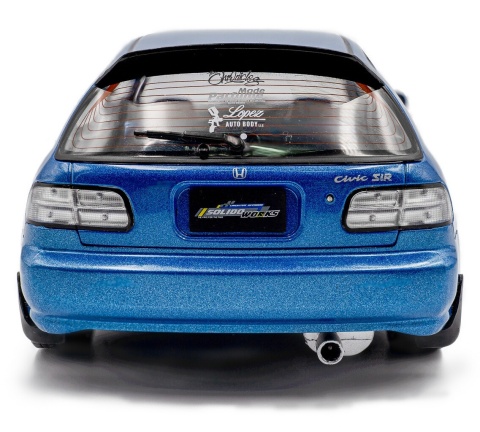 HONDA CIVIC (EG6) 1991 model S1810406 Solido 1:18 niebieski