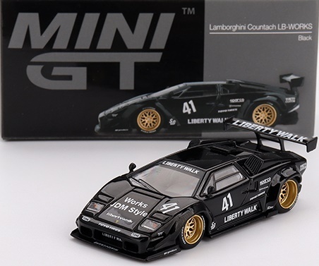 LAMBORGHINI COUNTACH LB- Works 2024 MGT01081 MiniGT 1:64 czarny