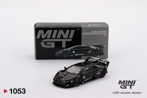 LAMBORGHINI MURCIELAGO GT EVO LB-Silhouette '24 MGT01053 MiniGT 1:64 czarny