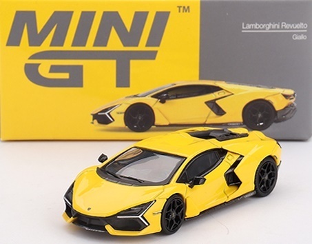 LAMBORGHINI REVUELTO 2024 MGT00886 MiniGT 1:64 żółty