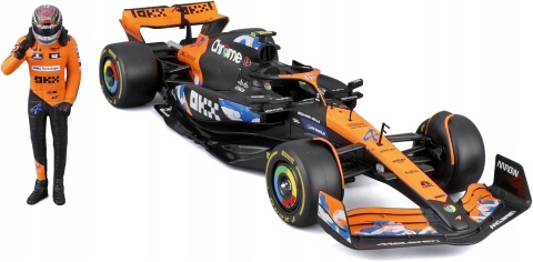 McLaren MCL38 F1 GP Japonii 2024 #4 Norris figurka BBurago 1:24 tor Suzuka