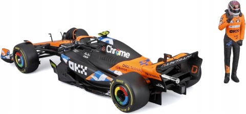 McLaren MCL38 F1 GP Japonii 2024 #4 Norris figurka BBurago 1:24 tor Suzuka
