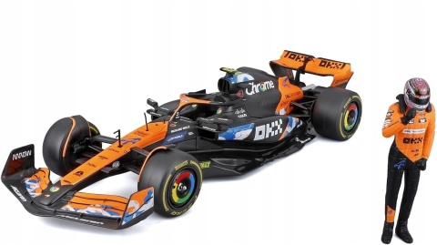 McLaren MCL38 F1 GP Japonii 2024 #4 Norris figurka BBurago 1:24 tor Suzuka