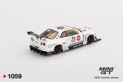 NISSAN LB-ER34 Super Silhouette #23 ATHLETE/COLLETT MGT01059 MiniGT 1:64