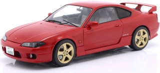 NISSAN SILVIA S15 Spec-R Aero 1999 model S1812202 Solido 1:18 czerwony