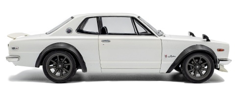NISSAN SKYLINE (C10) Hakosuka 1970 model S1813001 Solido 1:18 biały perłowy
