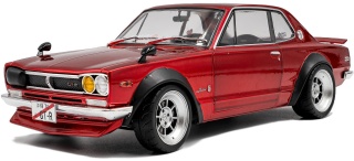 NISSAN SKYLINE (C10) Hakosuka 1970 model S1813002 Solido 1:18 czerwony