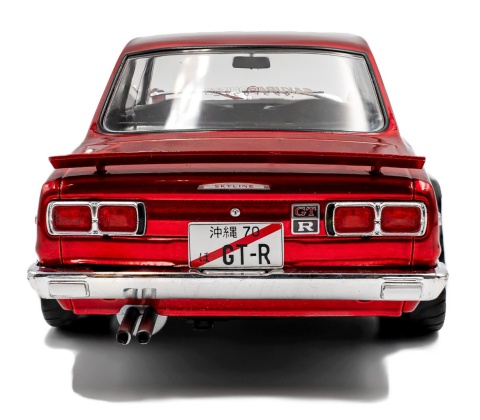 NISSAN SKYLINE (C10) Hakosuka 1970 model S1813002 Solido 1:18 czerwony