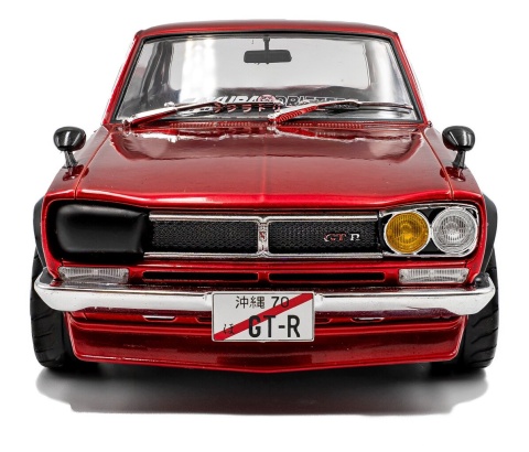 NISSAN SKYLINE (C10) Hakosuka 1970 model S1813002 Solido 1:18 czerwony