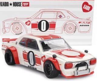 NISSAN SKYLINE GT-R (KPGC10) KAIDO WORKS V2 1969 KHMG211 MiniGT 1:64