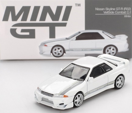 NISSAN SKYLINE GT-R (R32) VeilSide Combat C-I MGT01066 MiniGT 1:64 biały