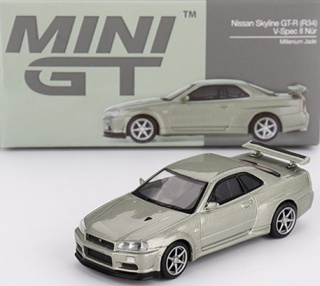 NISSAN SKYLINE GT-R (R34) V-Spec II '02 Millenium Jade MGT01003 MiniGT 1:64