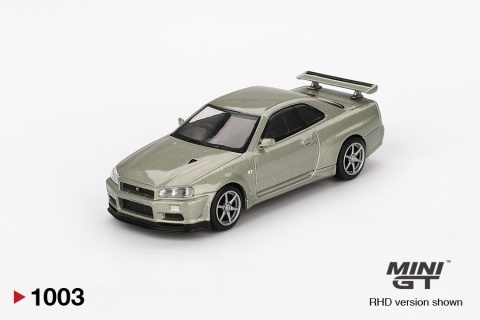 NISSAN SKYLINE GT-R (R34) V-Spec II '02 Millenium Jade MGT01003 MiniGT 1:64