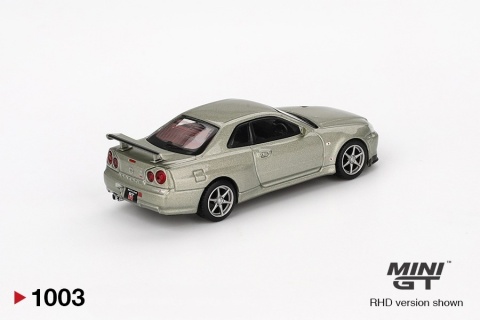 NISSAN SKYLINE GT-R (R34) V-Spec II '02 Millenium Jade MGT01003 MiniGT 1:64