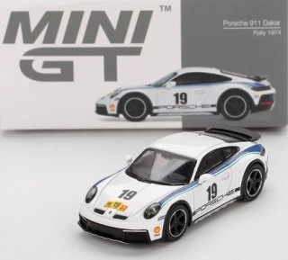 PORSCHE 911 (992) 2024 Dakar Rallye Design Package '74 MGT01009 MiniGT 1:64