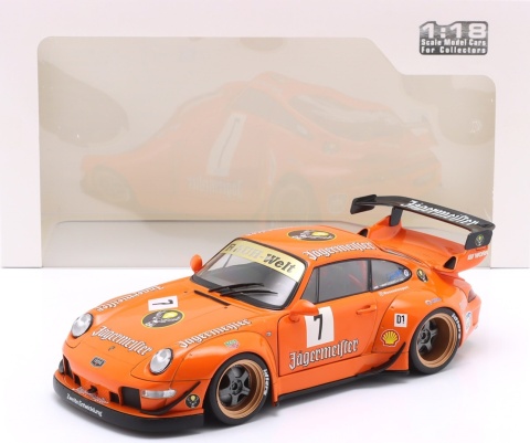 PORSCHE 911 (993) RWB Rauh-Welt Jagermeister #7 model S1808506 Solido 1:18