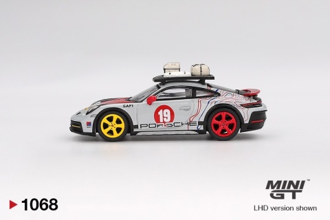 PORSCHE 911 Dakar "Uncle Rally" 2024 MGT01068 MiniGT 1:64 srebrny