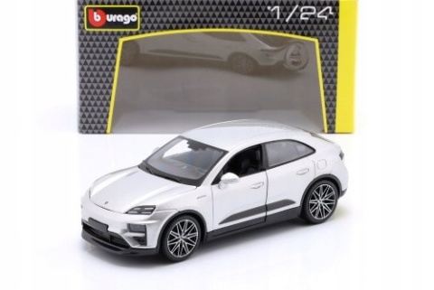 Porsche Macan 4 Electric 1:24 model Bburago 21114 biały