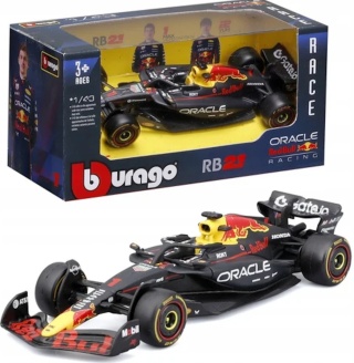 RB21 bolid F1 Red Bull 2025 Max Verstappen Bahrain GP BBurago 1:43