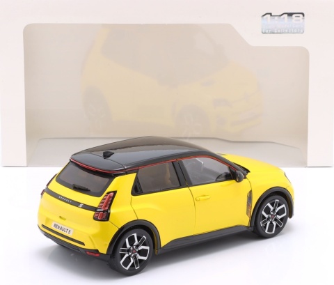 RENAULT 5 E-Tech 2024 Pop model metal S1812602 Solido 1:18 żółty