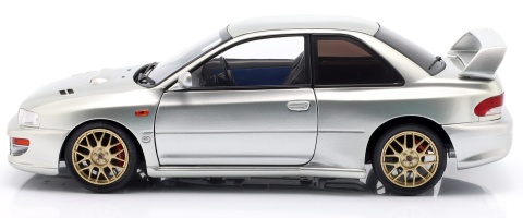 SUBARU IMPREZA 22B 1998 metal model S1807408 Solido 1:18 srebrny