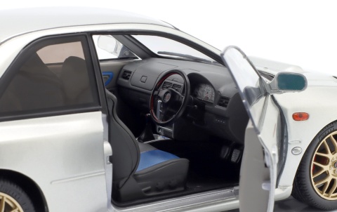 SUBARU IMPREZA 22B 1998 metal model S1807408 Solido 1:18 srebrny