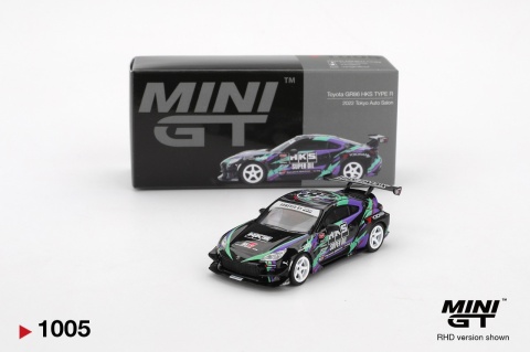 TOYOTA GR86 HKS TYPE R Tokyo Auto Salon 2022 MGT01005 MiniGT 1:64