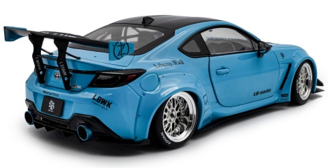 TOYOTA GR86 LBWK Body Kit 2024 model S1813601 Solido 1:18 niebieski