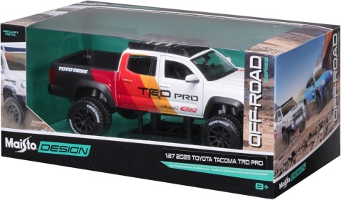 TOYOTA Tacoma TRD 2023 pickup 1:27 model off oad Maisto Design 32546